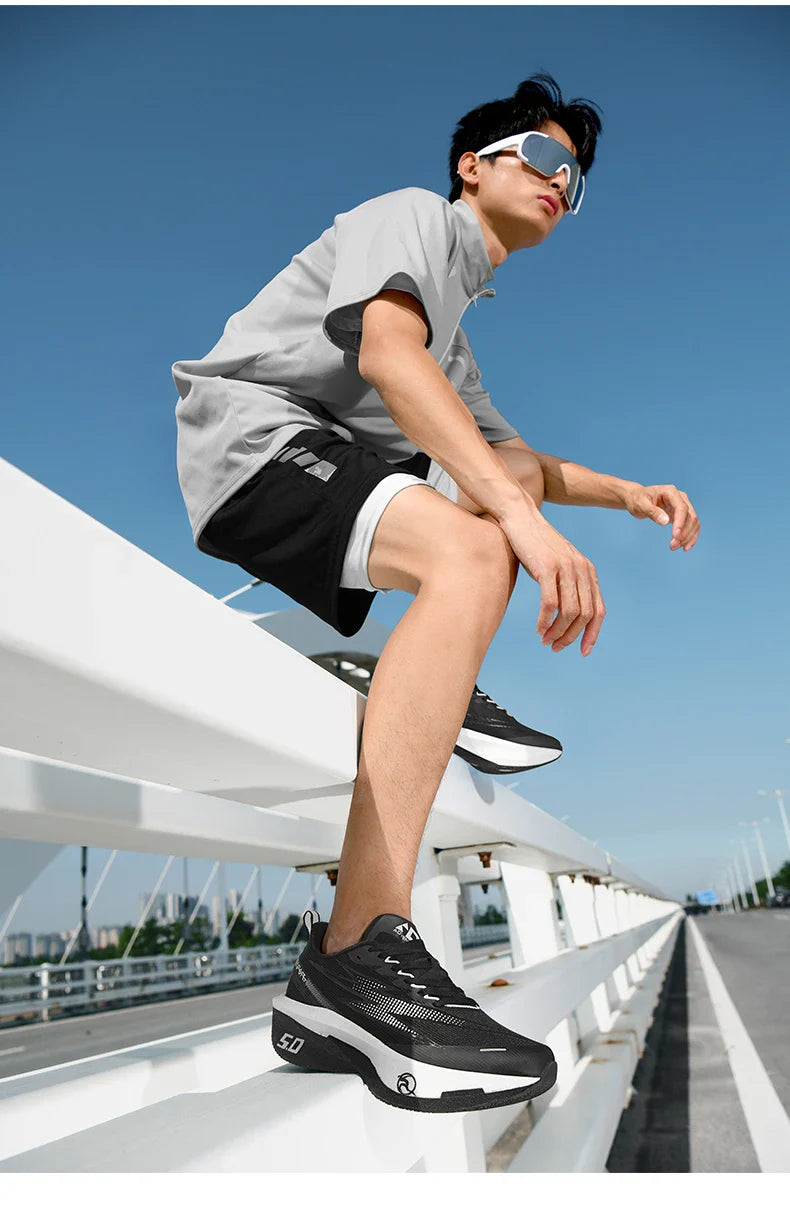 Novos Tênis de Corrida Masculinos Leves Respiráveis Resistentes ao Desgaste Macios para Academia Caminhada Sapatos de Corrida Confortáveis para Maratona Esporte Masculino