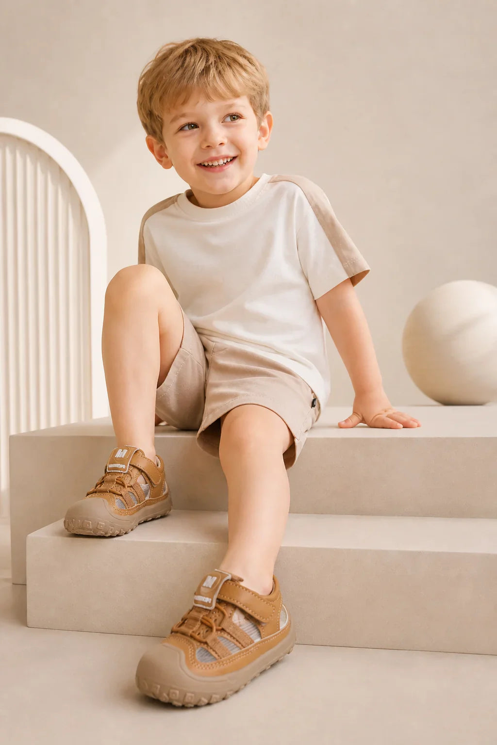 Hollow Out Summer Sandals For Children PU Leather Trend Fashion Boy's Girl's Sport Sandal Anti-slippery Ergonomics Kid's Sneaker