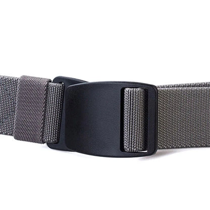 Mens Stretch Belt Invisible Casual Web Belt Quick Release Flat Plastic Buckle 4mm Thick 3.8cm Wide Casual Canvas Belt Men's Belt
