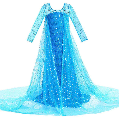 Fantasia Infantil Belle Menina Halloween Princesa Vestido Cosplay Festa Crianças Rapunzel Cinderela Anna Elsa Encanto Roupa de Aniversário