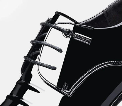 Patent Leather Black Lace Up Pointed Toe Men's Formal Shoes 2025 Style Low Price Office Luxury Designer 39 Suit Social Shoe Male