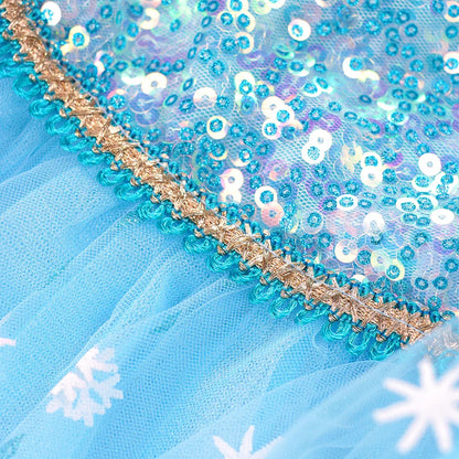 Elsa Princesa Infantil Halloween Cosplay Vestido Fantasia Rainha da Neve Vestidos de Festa para Meninas Roupa Infantil