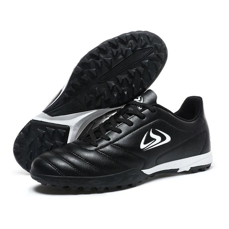 New Unisex Large Size Adult Training Game Sneakers Indoor Outdoor Lawn Youth Student Sport Soccer Shoes 39-45#