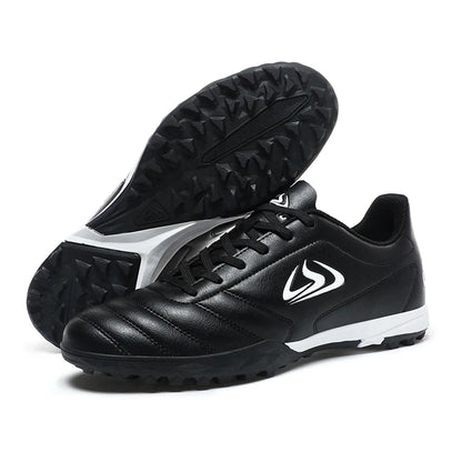 New Unisex Large Size Adult Training Game Sneakers Indoor Outdoor Lawn Youth Student Sport Soccer Shoes 39-45#