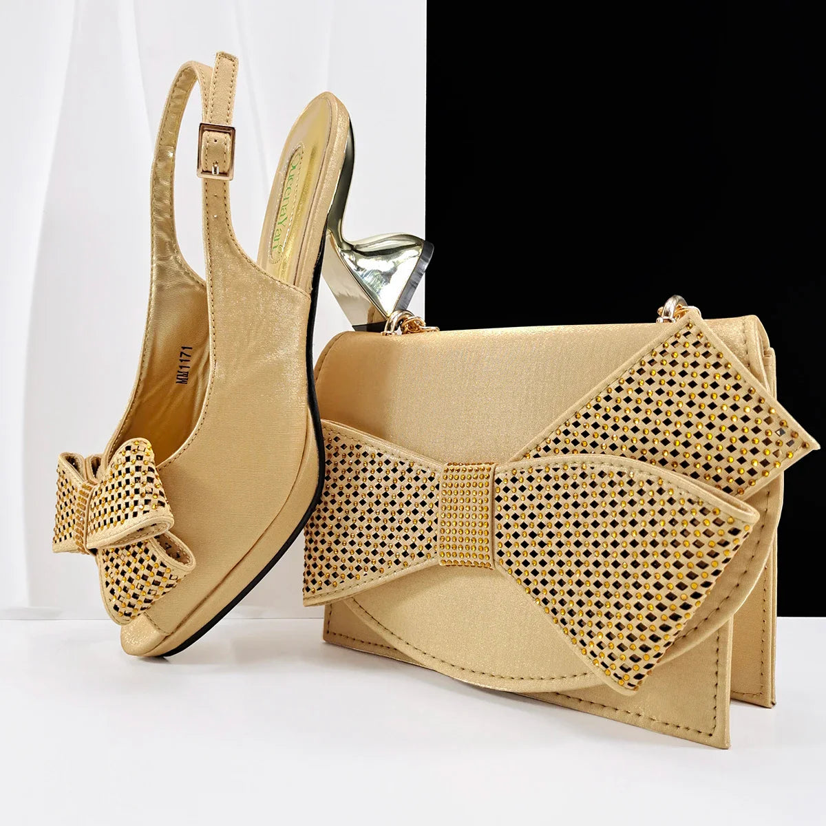 Lastest Italian Design Fashion Style Ladies Shoes with Matching Bag Set 2026 Nigerian Shoes and Bag Set