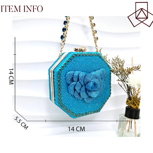 Italian Design Evening Shoes And Bag Paired With Handmade Petal Clutches Pointed Toe Mid-Heel Shoes For Women Party Shoes