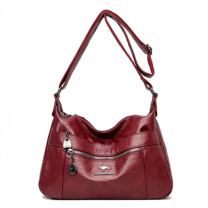 New Genuine Brand Leather Sac Luxury Handbags Purses Women Bags Designer Shoulder Crossbody Messenger Bags 2024 Female Hand Bag