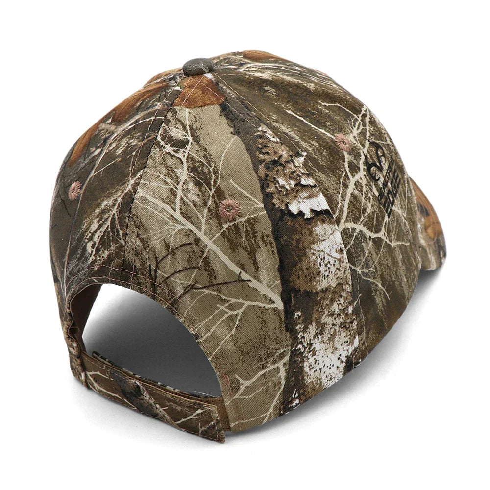 Baseball Cap Fishing Caps Men Outdoor Hunting Camouflage Jungle Hat 3D Deer Embroidery