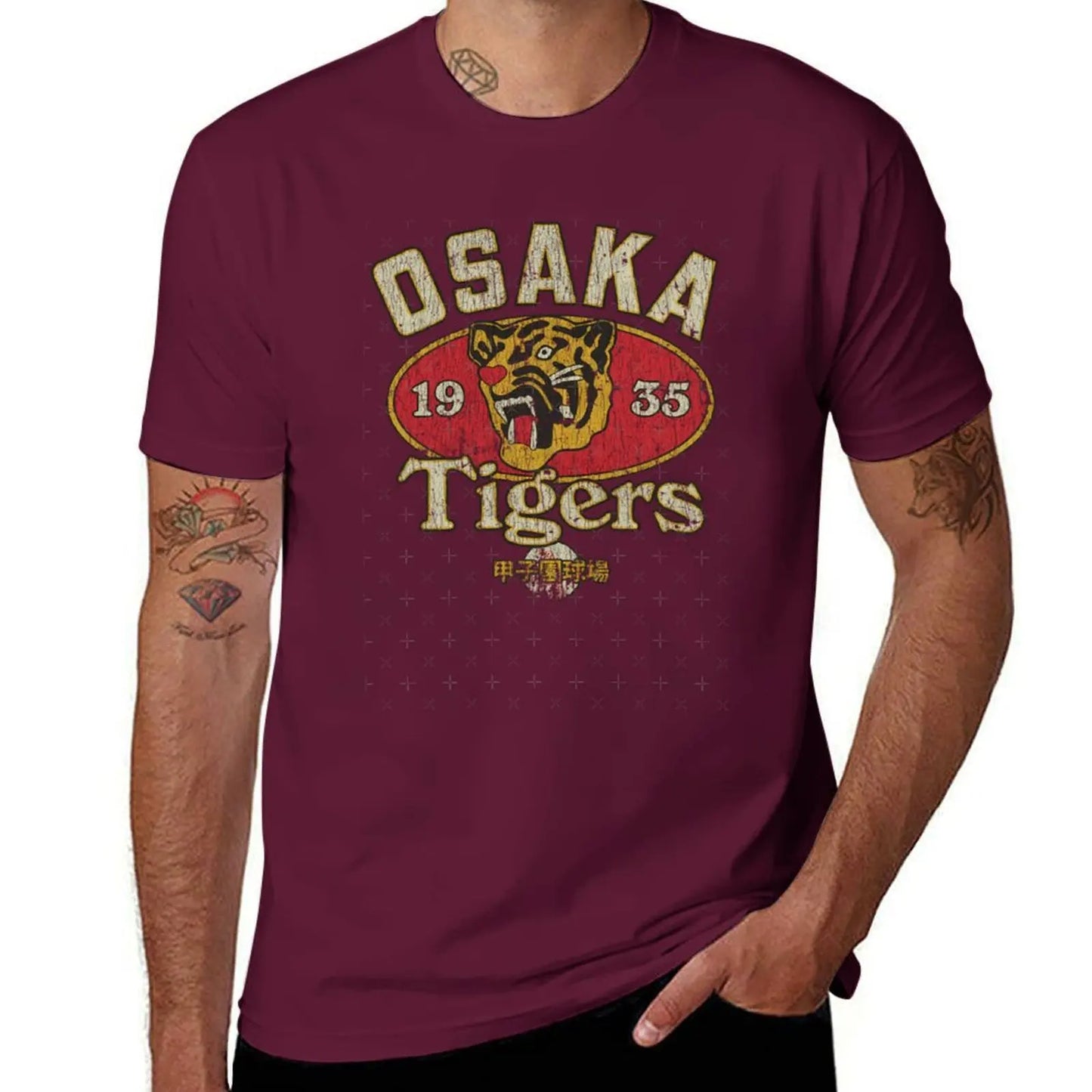 Osaka Tigers 1935 T-Shirt for a boy sports fans mens t shirt graphic