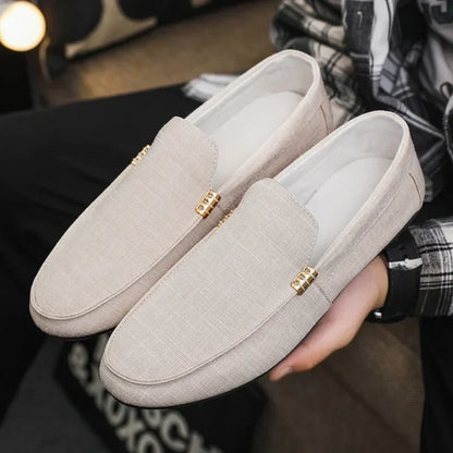Fashion Men Casual Shoes Luxury Brand Men Loafers Breathable Comfort Slip-on Mens Driving Shoes lightweight Lazy Shoes Moccasins