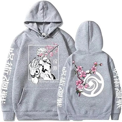 New Anime Jujutsu Kaisen Ryomen Sukuna Printed Hoodie Sweatshirt Men's and Women's Hoodie Men's Tops Sports Hoodie Y2K Hoodie