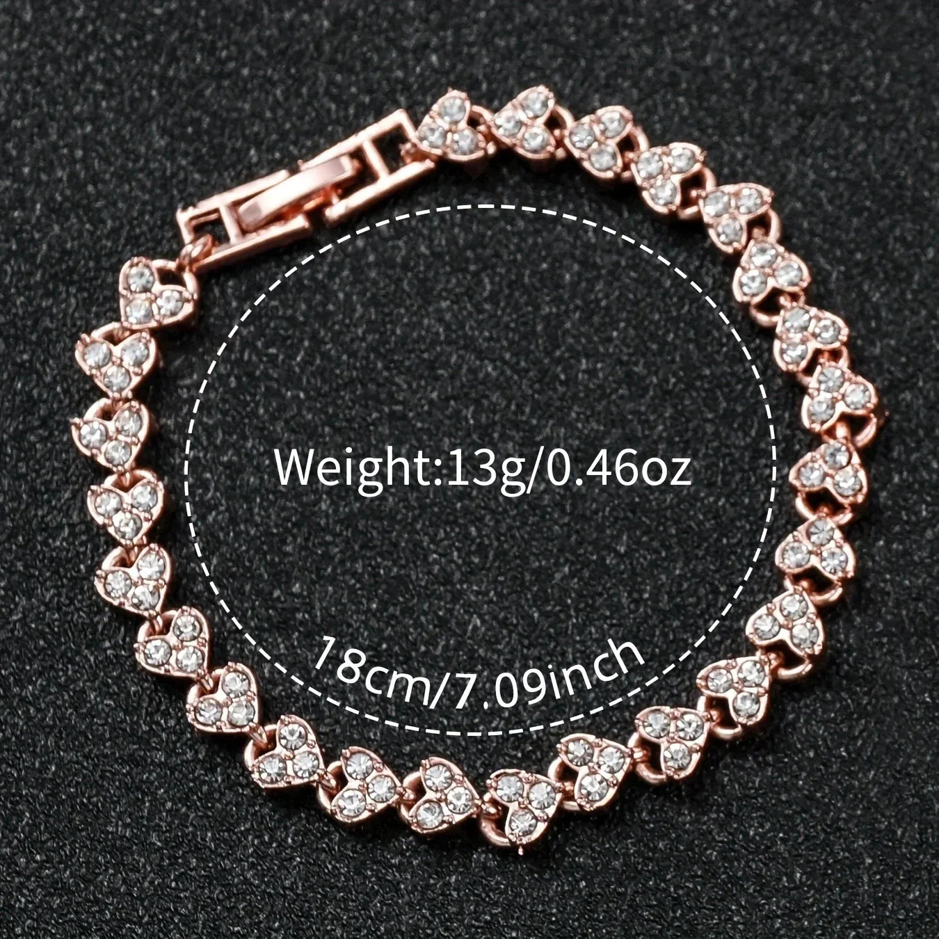 6PCS/Set Women's Watch Fashion Steel Band Quartz Watches Diamond Bracelets Set（Without Box）