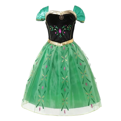 Cinderella Anna Elsa Costume Children Princess Dress for Girls Kids Cosplay Snow White Christmas Carnival Party Disguise Outfit