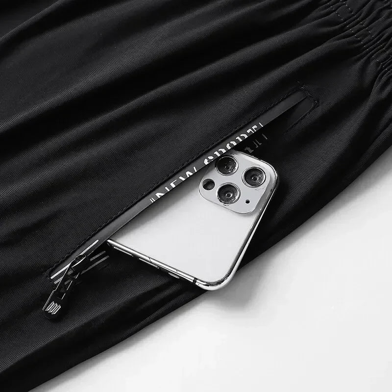 2025 Summer New Men's Fashion Casual Stretch pants plus size 's sports pants quick drying men's pants jogging pants sportswear