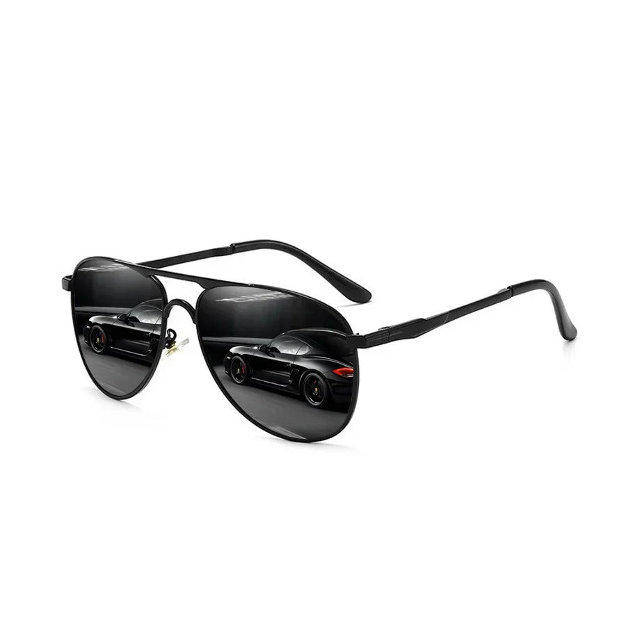 Luxury Oversized Metal Pilot Sunglasses Men Women Driving Fishing Sun Glasses Male Female Sunglass Man Eyewear