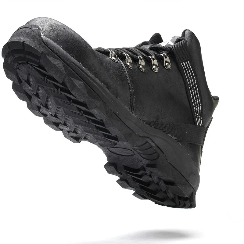Safety Shoes Men Lightweight Sneaker Steel Toe Cap Shoes Anti-smash Puncture-Proof Work Safety Shoes Protective Boots Work Shoes
