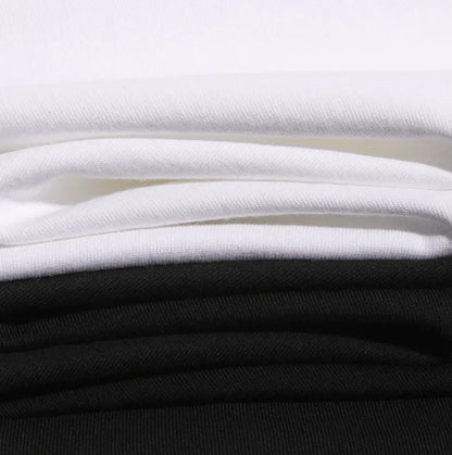 2025 Men's 100% Cotton Summer Loose Size Creative Graphic Printed Slim Fit Casual Sports Round Neck Short Sleeved T-shirt Top