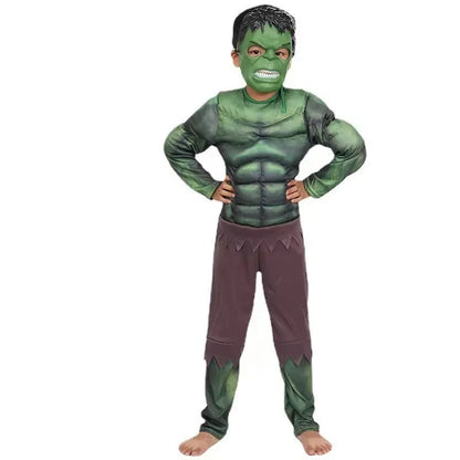 Halloween Hulk Muscle Costume Shield Cloak Boxing Set Mask Hulk League of Legends Performance Stage Dress up Hulk Play