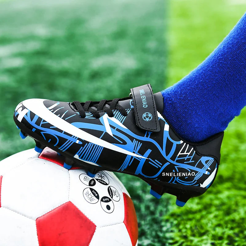 Hot TF/AG Kids Football Shoes Original Child Soccer Shoes Indoor Training Football Field Boots Children‘s Soccer Cleats Sneaker