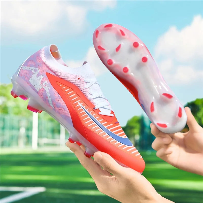 New Men Football Boots Training Breathable Soccer Shoes Wholesale Unisex Professional Ultralight Indoor Futsal Drop Shipping