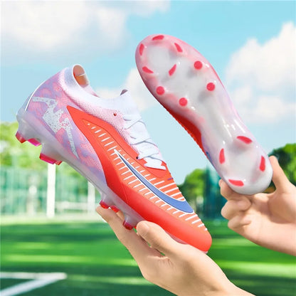 New Men Football Boots Training Breathable Soccer Shoes Wholesale Unisex Professional Ultralight Indoor Futsal Drop Shipping