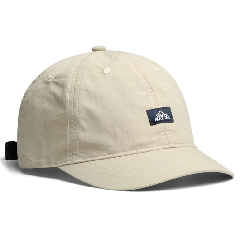 Quick-Dry Baseball Caps - Breathable, Adjustable, Soft Top, Short Brim,Outdoor Fashion Headwear for Sports, Daily Life, and Trav