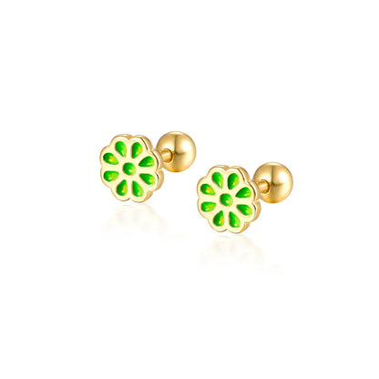 925 Sterling Silver Fashion Love Butterfly Romantic Star Crown Screw Stud Earrings for Women Ear Bone Piercing Jewelry