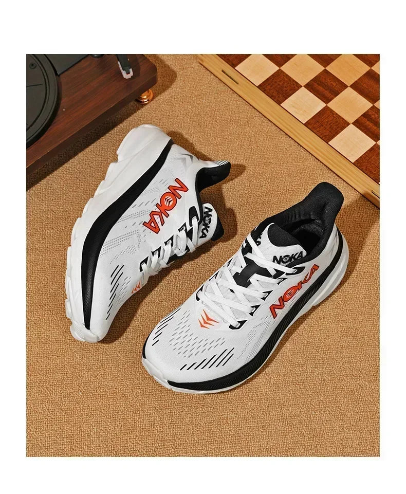 Men's Running Shoes Outdoor Couple Non-Slip Jogging Breathable Cushioning Luxury shoes Trainer Race Sneakers Mesh Off-road Shoes