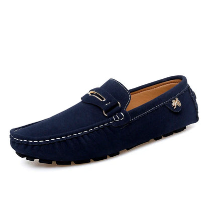 48 Extra Large Size Frosted Couple Style Halloween Gift 2025 Autumn New Beanie Shoes British Style Slip-On Lazy Men's Shoes Driving Lightweight Non-Slip Casual Leather Shoes