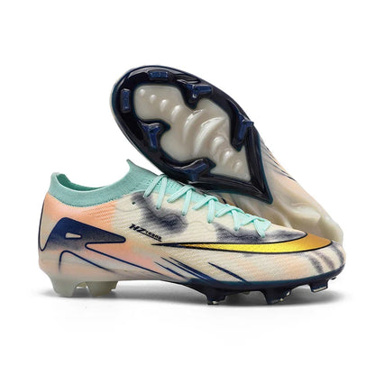 New Men Football Boots Match Indoor Breathable Ultralight Grass Cleats Soccer Shoes Long Spikes Sneakers Training Drop Shipping