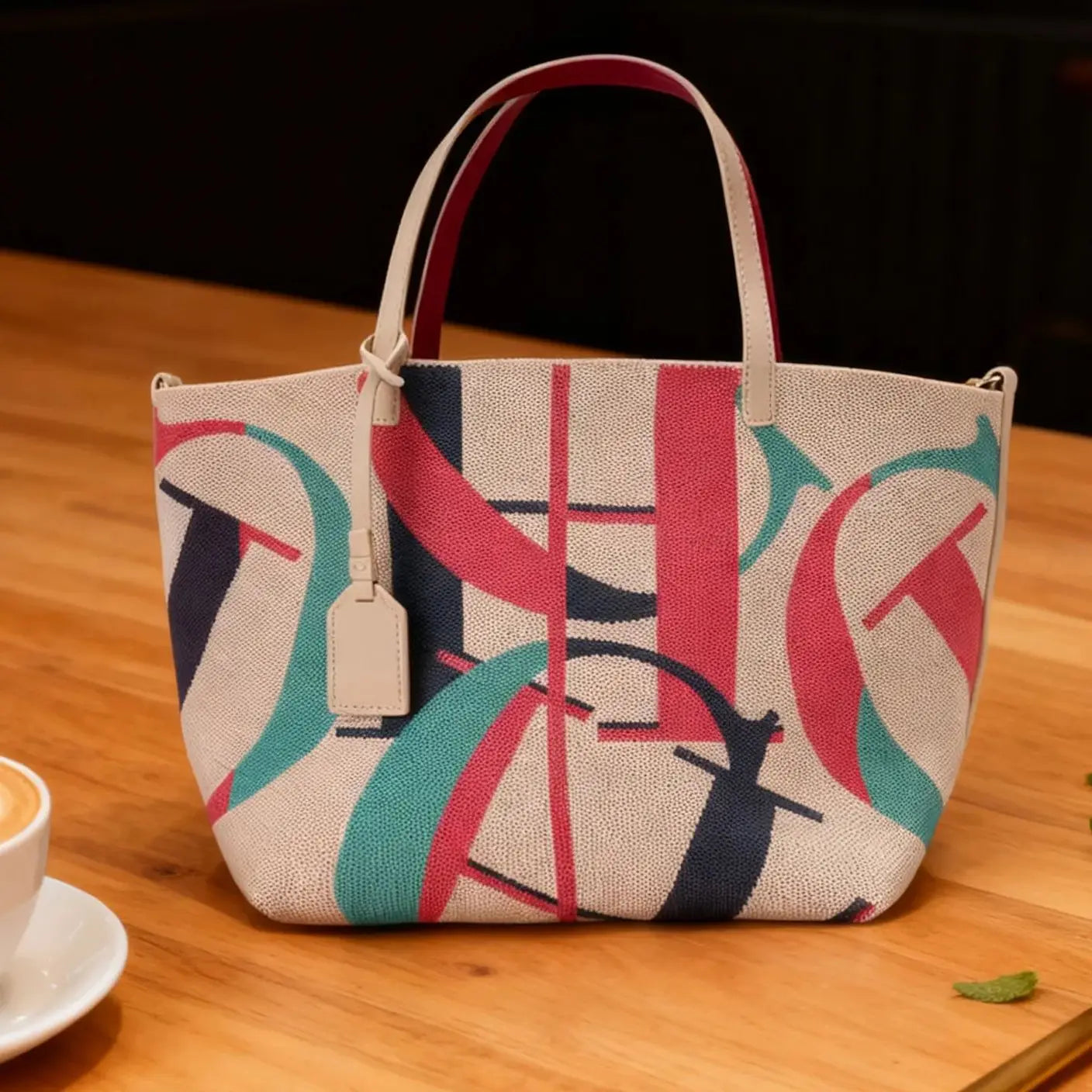 Women's Handbag Retro Design Large Capacity Fashionable Shopping Bag Multifunctional Holiday Essential Women's Bucket Bag