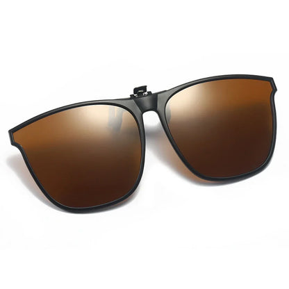 New PC Clip Sunglasses for Outdoor Fishing and Driving. Clip Sunglasses for Day and Night Use.