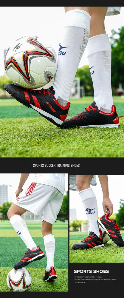 New Men's And Women's Football Shoes, Indoor And Outdoor Sports Shoes With Long Nails And Broken Nails For Football Training Mat