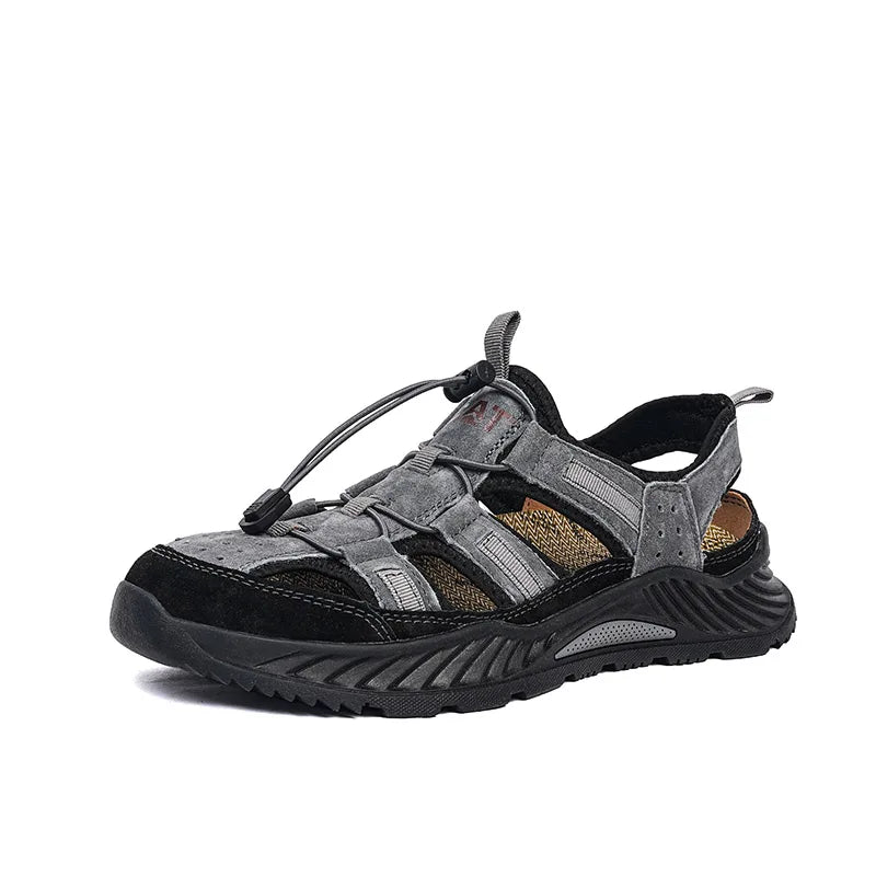 Mens Sandals Summer Outdoor Walking Fashionable Comfortable Soft Beach Water Shoes Daily Versatile Breathable Commuting Sneakers