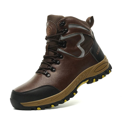 High Top Safety Shoes Men Steel Toe Work Shoes Men Women Work Safety Boots Anti Smash Safety Indestructible waterproof boots