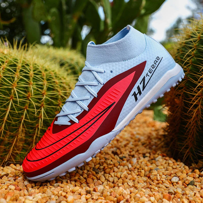 New Men Soccer Shoes Sport Boys Breathable Cleats Adult Outdoor Football Boots Training Long Spikes Non Slip Match Comfortable