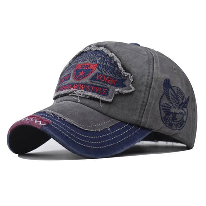Baseball Cap Men's Fashion Embroidered Pentagram Letter Caps Men Casual Cotton Designer Hip Hop Hat Snapback