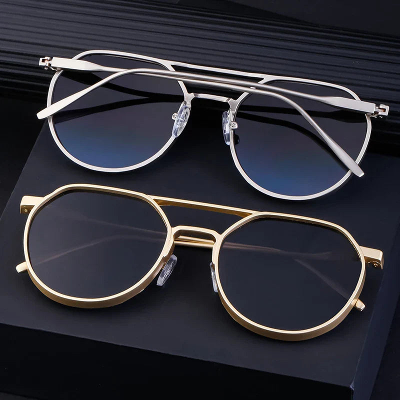 Sunglasses For Men Retro Oval Steampunk Round Shades Luxury Lunette