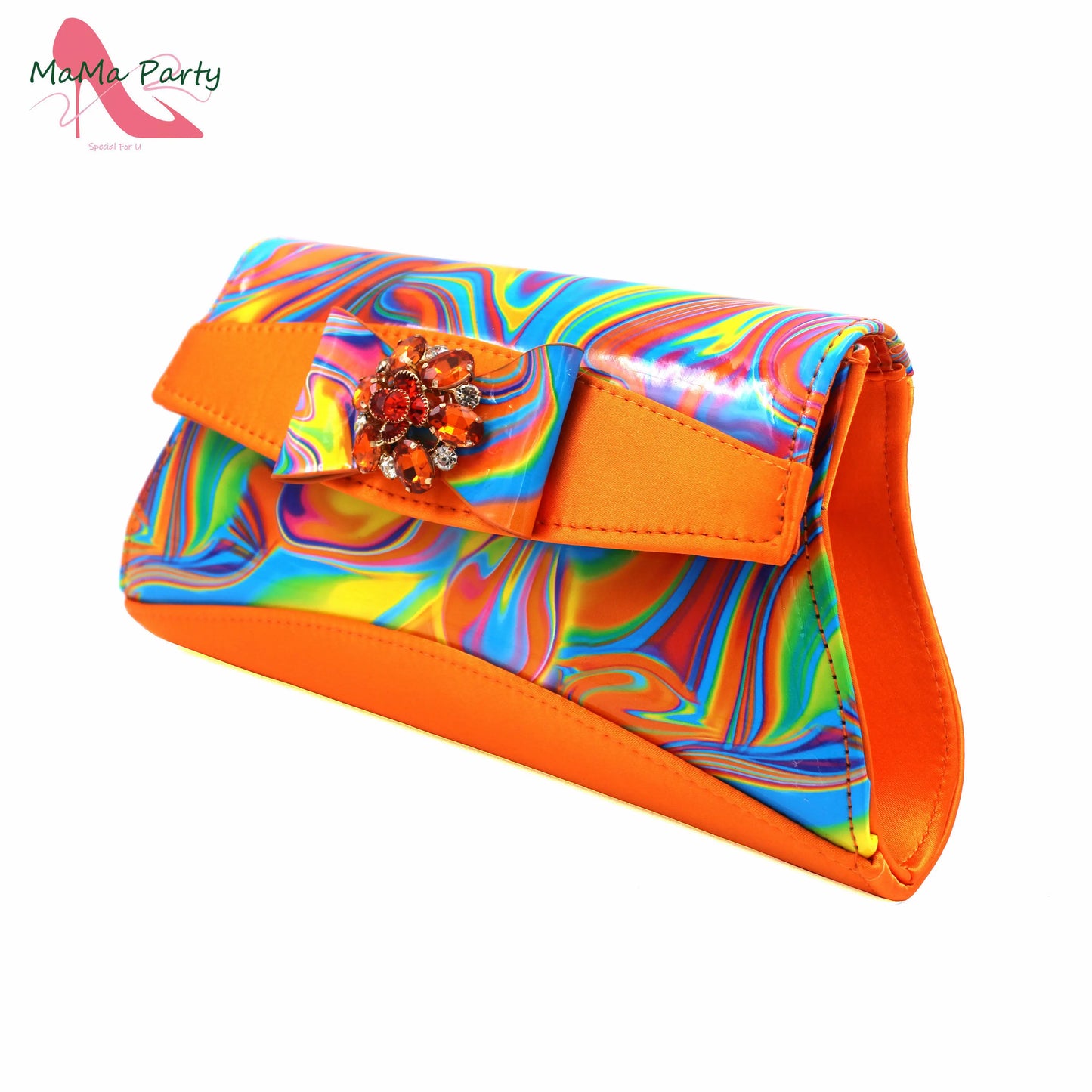 Red Color Italian Design Shoes Matching Bag Set Super High Heels Pumps for Garden Party
