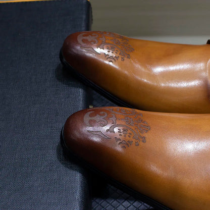 Classic Business Shoes Men Oxford Derby Genuine Leather Pointed Toe Fashion Lace Up High Quality Office Wedding Formal Shoe Male