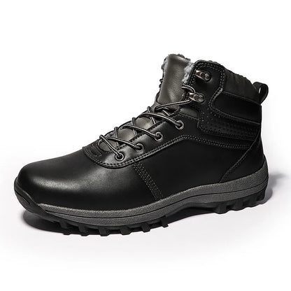Men Boots High Quality Hking Shoes High Top Shoes Tactical Sneakers Snow Wniter Boots Outdoor Mountaineering Camping Thick Sole