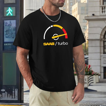 Saab Turbo Boost Gage T-Shirt Aesthetic clothing customs design your own men tshirt