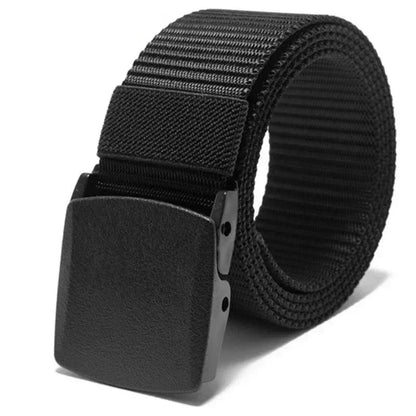 2PCS Automatic Buckle Nylon Belt Outdoor Hunting Multifunctional Tactical Canvas Belt High Quality Men Belt