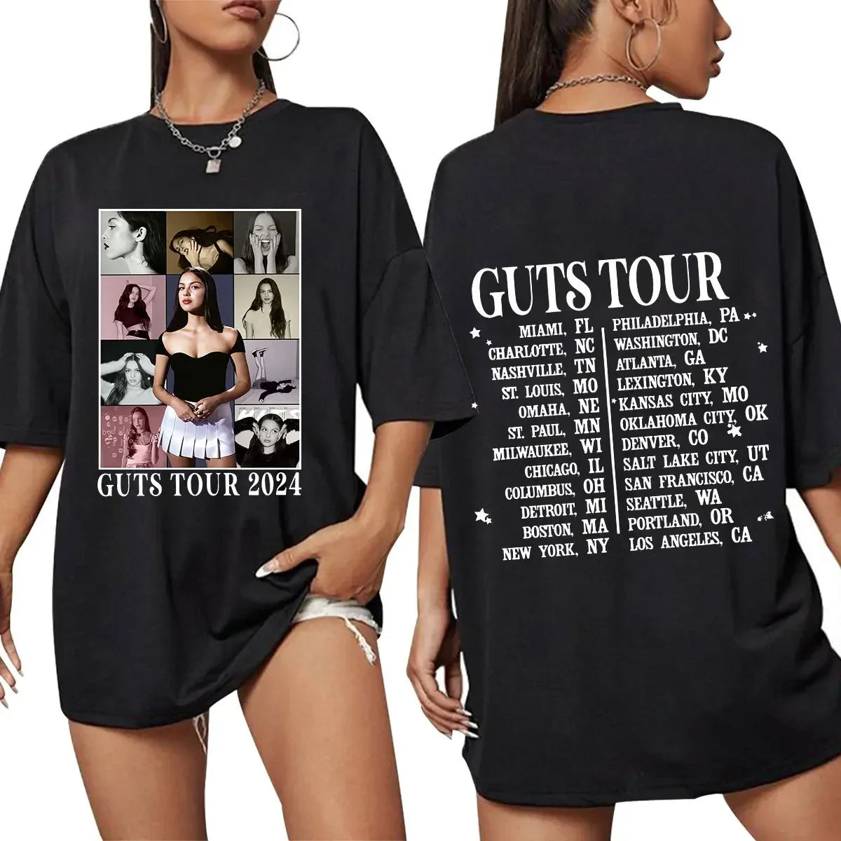 2025 Olivia Male Female Rodrigo Singer Cotton Clothes Fashion Short Sleeve O Neck Tees Unique Men Clothing Shirts Graphic Tee