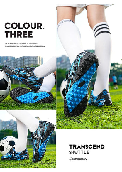 Kids Professional Soccer Shoes Indoor Men Football Field Boots Original Football Shoes TF/AG Society Cleats Grass Training Fast