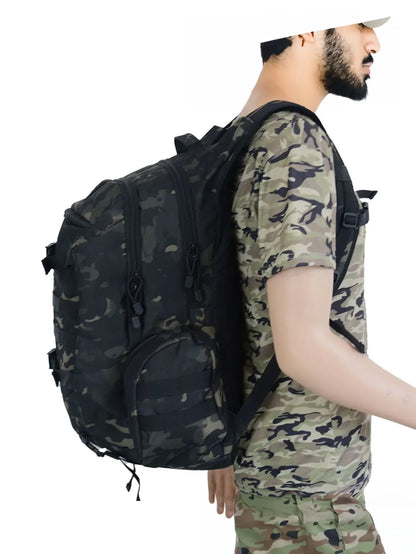 45L Waterproof Fishing Hunting Backpack Outdoor Rucksacks Tactical Sports Camping Hiking Trekking Bags