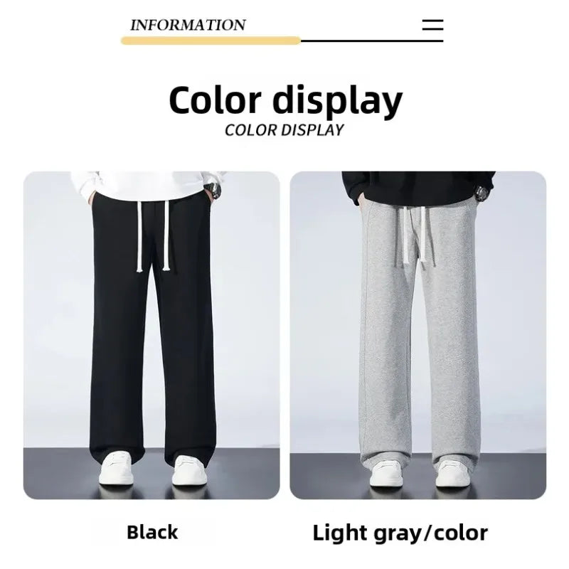 Men's Outdoor Running Fitness Sports Leisure Straight Leg Pants Are Comfortable Fashionable Versatile Suitable for All Seasons