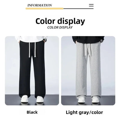 Men's Outdoor Running Fitness Sports Leisure Straight Leg Pants Are Comfortable Fashionable Versatile Suitable for All Seasons