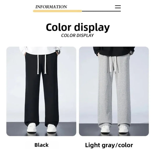 Men's Outdoor Running Fitness Sports Leisure Straight Leg Pants Are Comfortable Fashionable Versatile Suitable for All Seasons