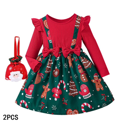 2026 New Year Dresses Princess Dress Red Long Sleeve Flying Sleeve Prom Evening Performance Carnival Christmas Party Clothing
